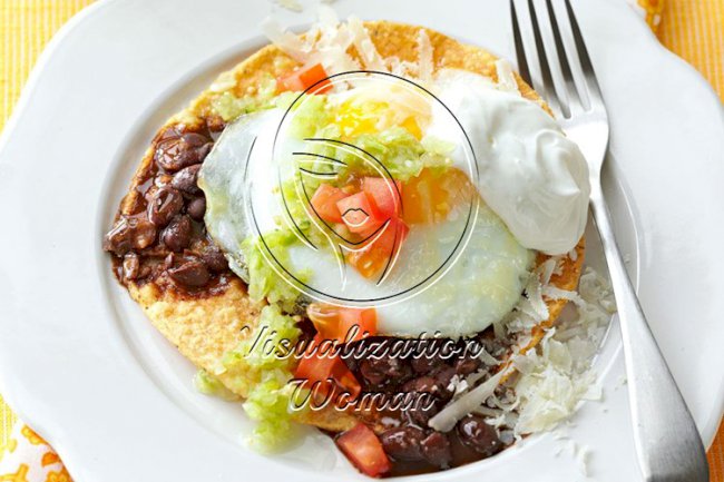 Huevos Rancheros with Tomatillo Sauce