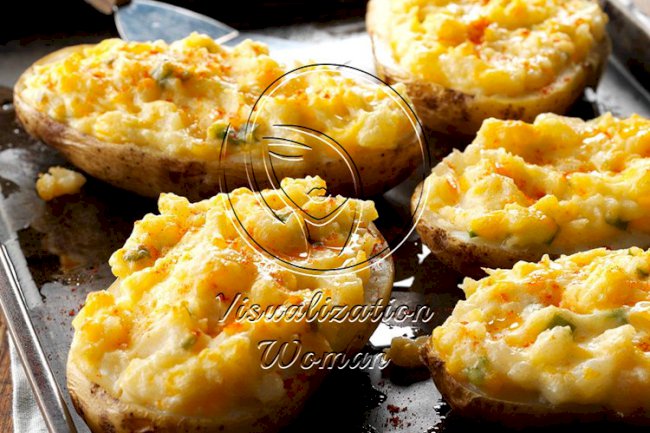 Cheesy Stuffed Baked Potatoes