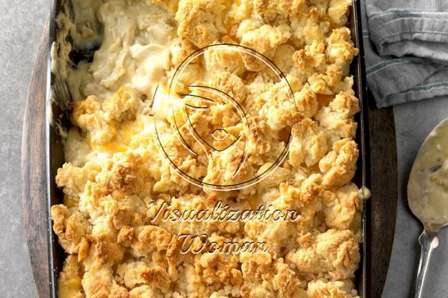 Creamy Green Chile Chicken Cobbler