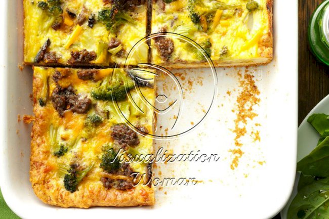 Broccoli Biscuit Squares