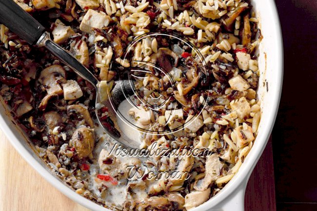 Chicken and Wild Rice Bake
