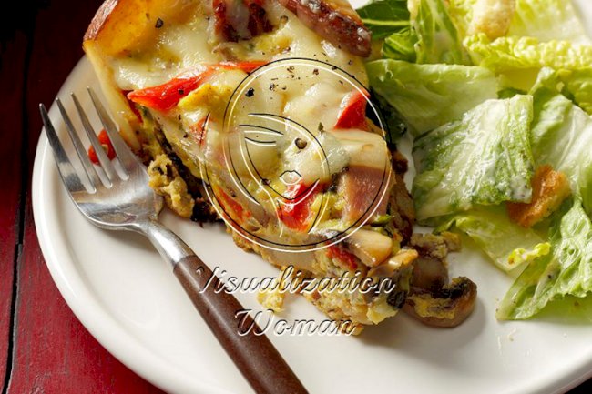 Ham and Potato Frittata