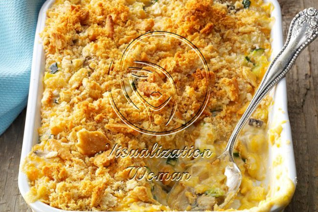 Summer Squash Mushroom Casserole