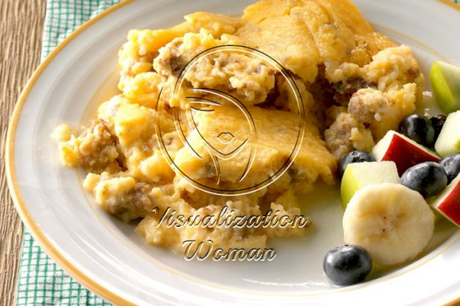 Overnight Sausage and Grits