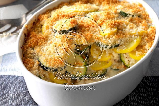 Yellow Squash and Zucchini Gratin