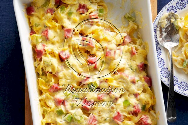 Ham and Swiss Casserole