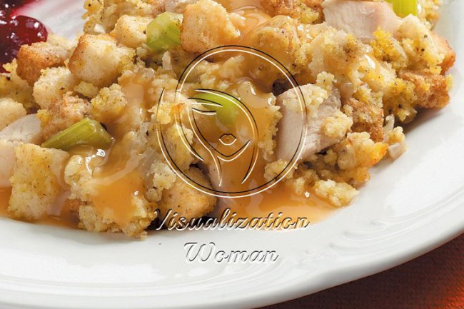 Turkey and Dressing Bake