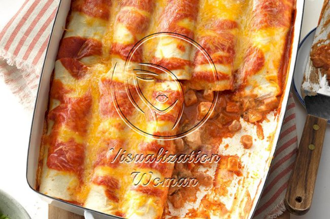 Simple Chicken Enchiladas