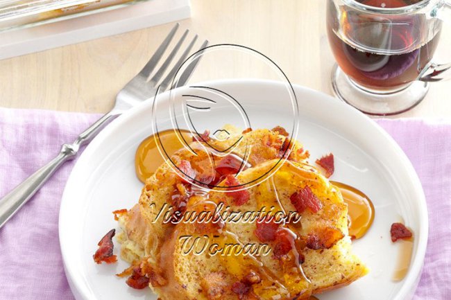 Maple Bacon French Toast Casserole