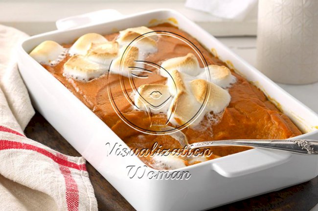 Mallow-Topped Sweet Potatoes
