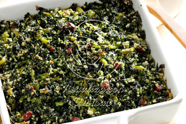 Parmesan Kale Casserole