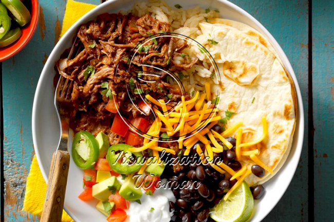 Shredded Beef Burrito Filling