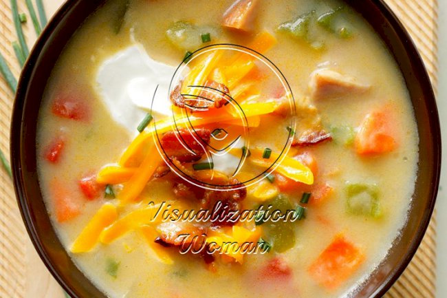 Ham, Potato and Pepper Chowder