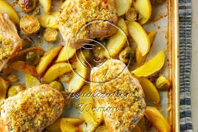 Pan-Roasted Pork Chops & Potatoes