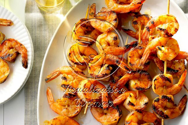Buttery Grilled Shrimp