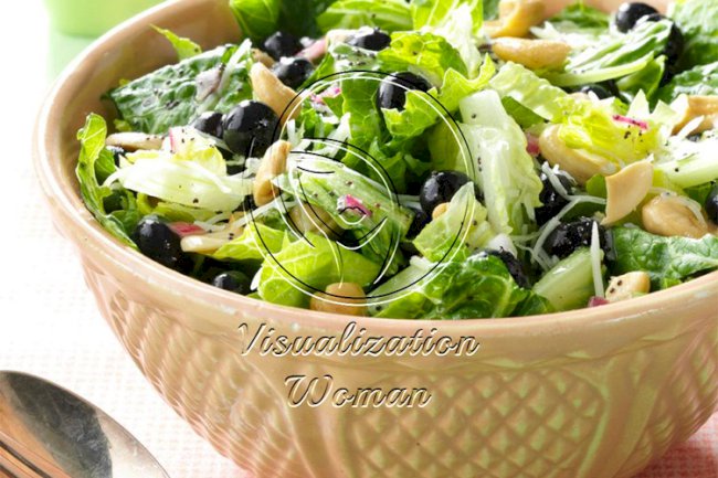 Blueberry Romaine Salad