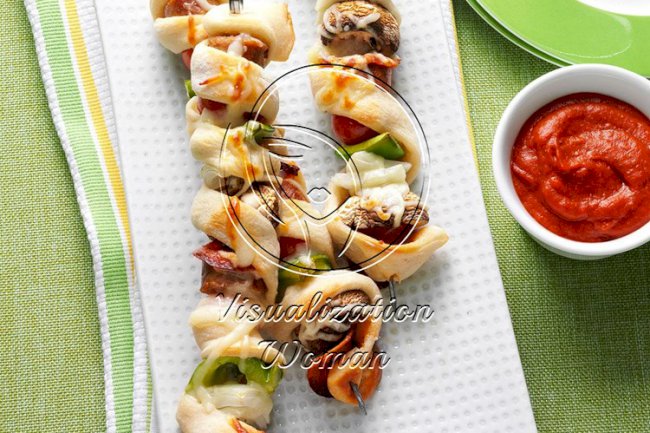 Pizza on a Stick