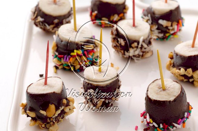 Frozen Chocolate Monkey Treats