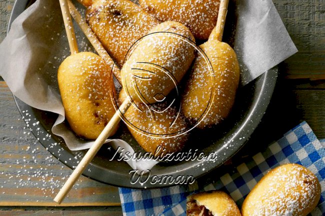 Deep-Fried Candy Bars on a Stick