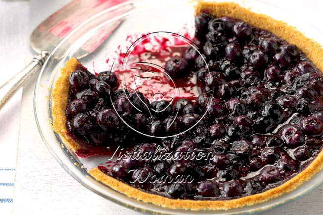 Blueberry Pie with Graham Cracker Crust