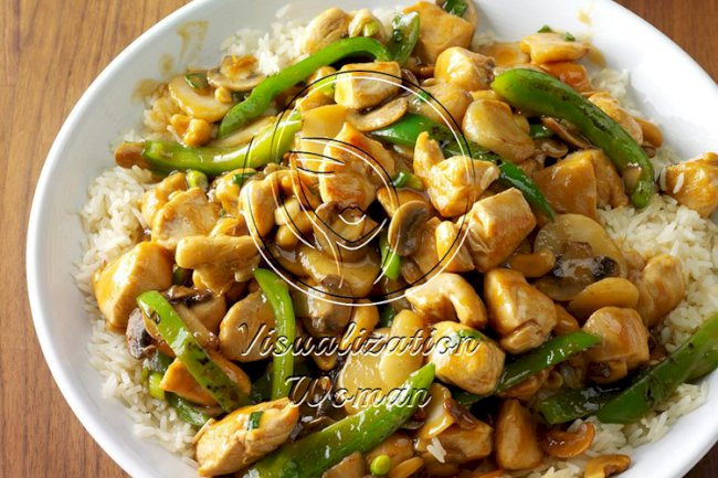 Cashew Chicken with Ginger