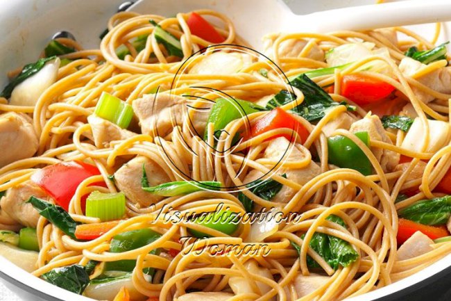Chicken Stir-Fry with Noodles