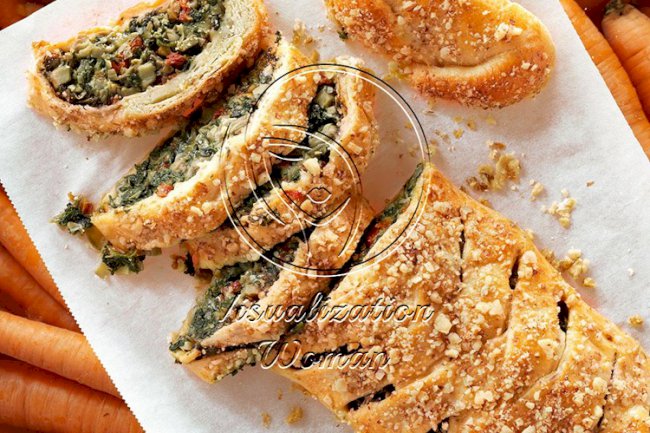 Tuscan Artichoke & Spinach Strudel