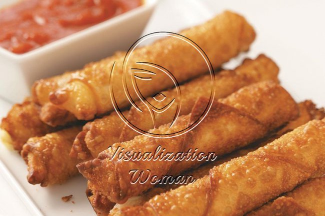 Wonton Mozzarella Sticks