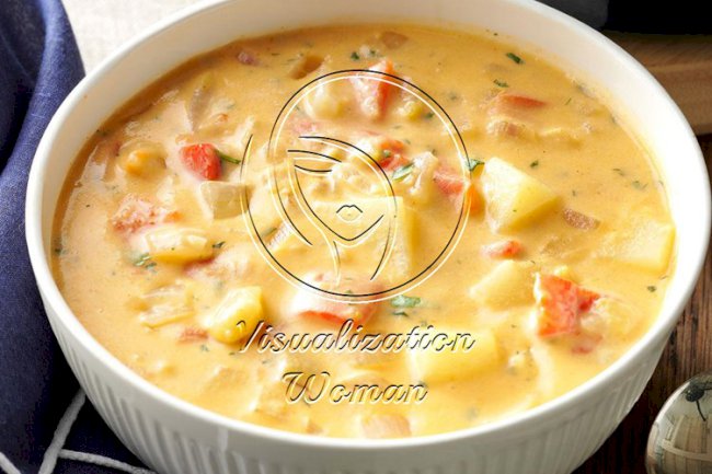 Roasted Pepper Potato Soup