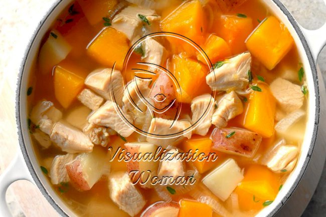 Butternut Turkey Soup