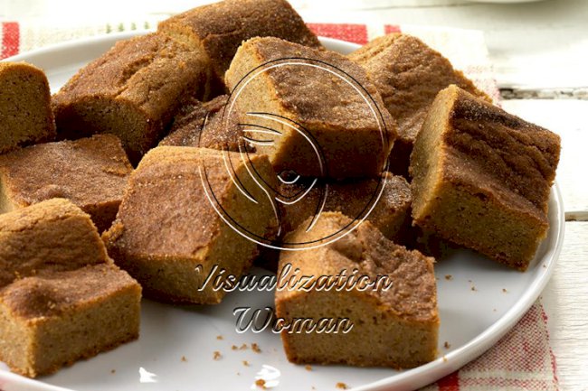Snickerdoodle Blondie Bars