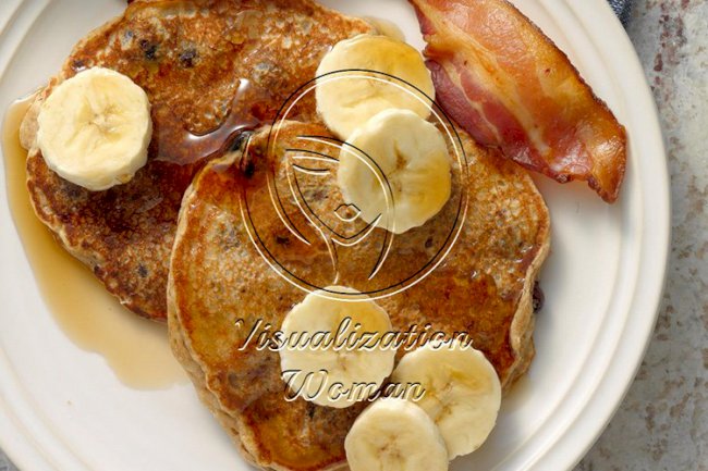 Banana Blueberry Pancakes