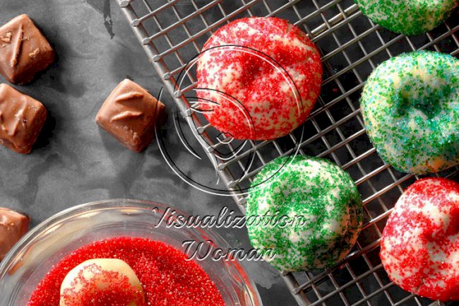 Colorful Candy Bar Cookies
