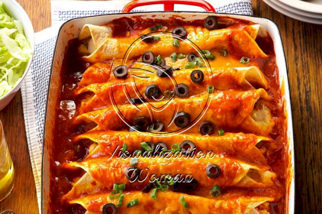 Zippy Chicken Enchiladas