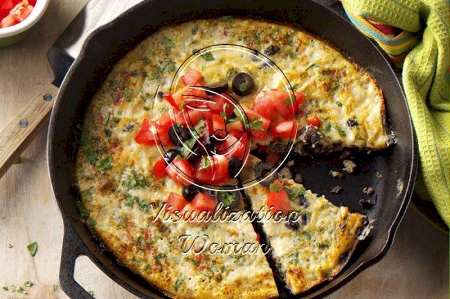 Black Bean & White Cheddar Frittata