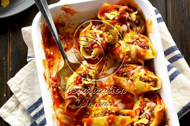 Taco Stuffed Pasta Shells
