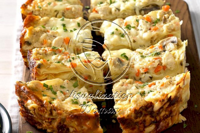 Slow-Cooker Cheesy White Lasagna