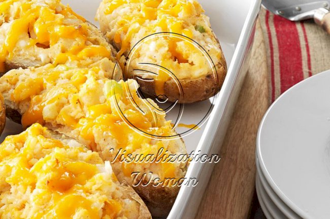 Tuna-Stuffed Baked Potatoes