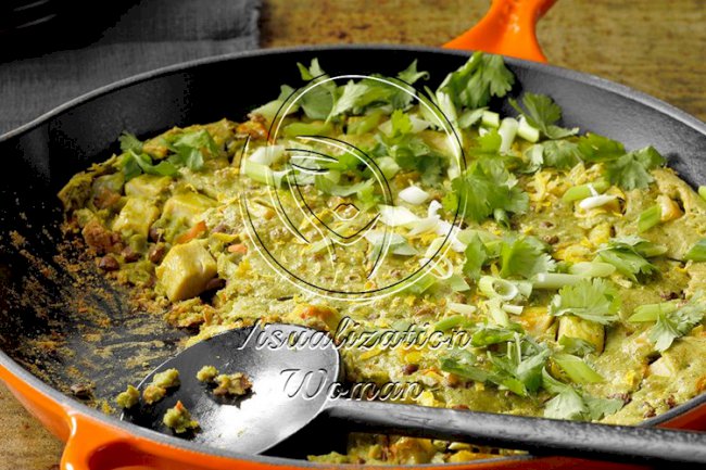 Curry Chicken Popover Pie