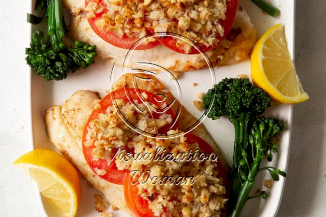 Tomato Walnut Tilapia