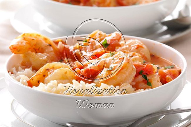 Shrimp with Tomatoes & Feta