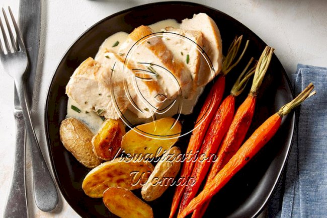Chicken with Rosemary Butter Sauce