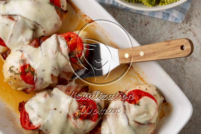 Caprese Chicken with Bacon