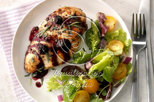 Blueberry-Dijon Chicken