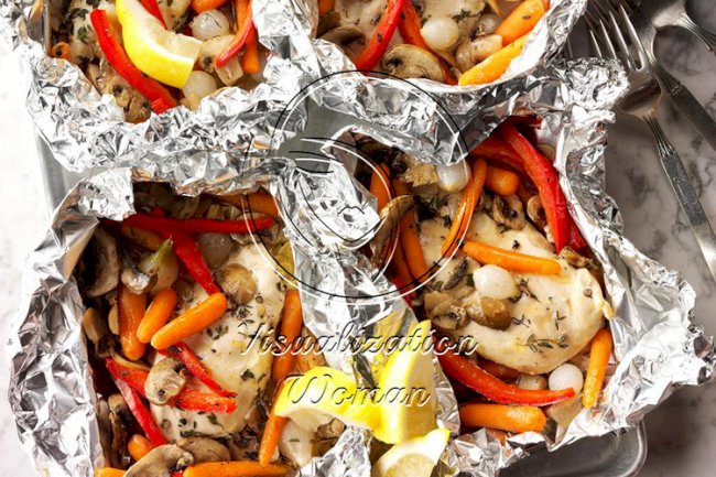 Chicken Veggie Packets
