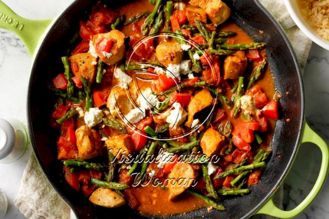 Chicken & Goat Cheese Skillet