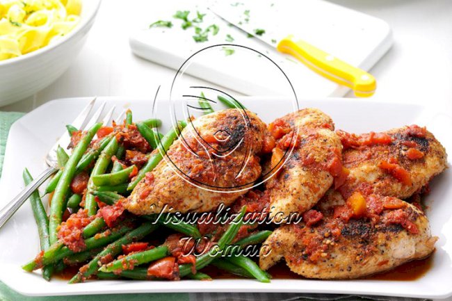 Chicken with Fire-Roasted Tomatoes