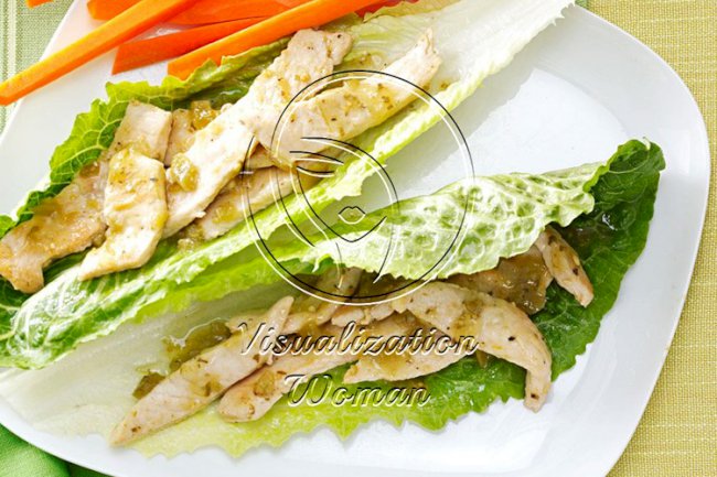 Turkey Verde Lettuce Wraps