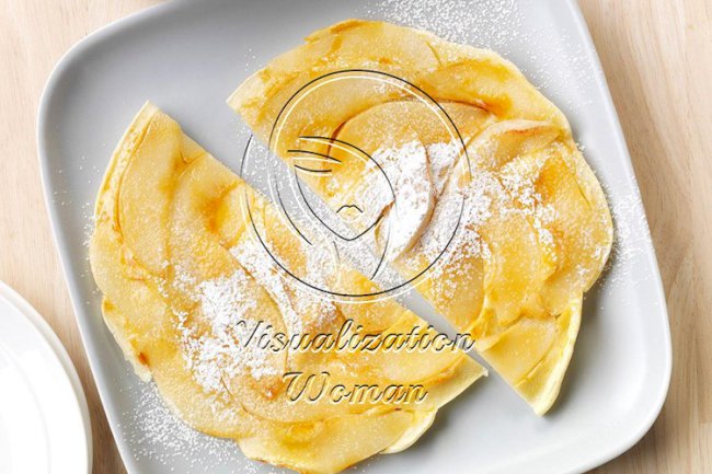 Upside-Down Pear Pancake