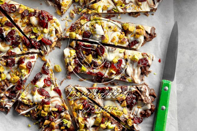 Pistachio Cranberry Bark